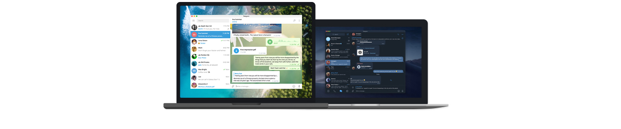 Telegram sur ordinateur de bureau
