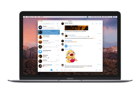 Telegram sur macOS